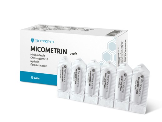 Микометрин №12 супп.ваг.(метронидазол,хлорамфеникол,нистатин,дексаметазон)