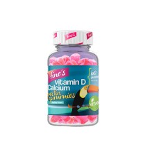 Fine's Витамин D Кальций №60 таб.жев. с Пектином (для детей) БАД