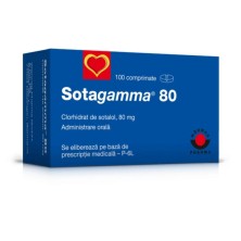 Сотагамма 80мг №100 таб.(Соталола хлоргидрат)