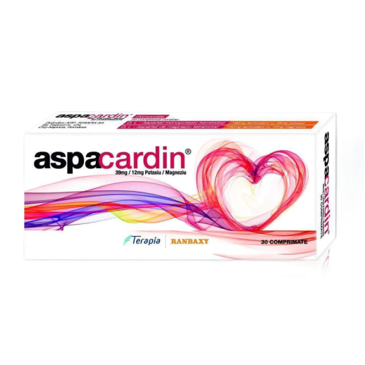 Аспакардин 39мг/12мг №30 таб. (Аспаркам)