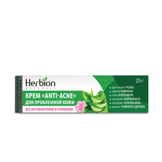 Крем для лица Herbion Anti-Acne 25г д/проблемной кожи
