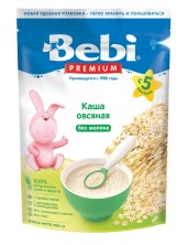 Bebi каша овсяная безмолочная (200г)