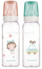 CANPOL - Бутылочка стеклянная 240мл Игрушки